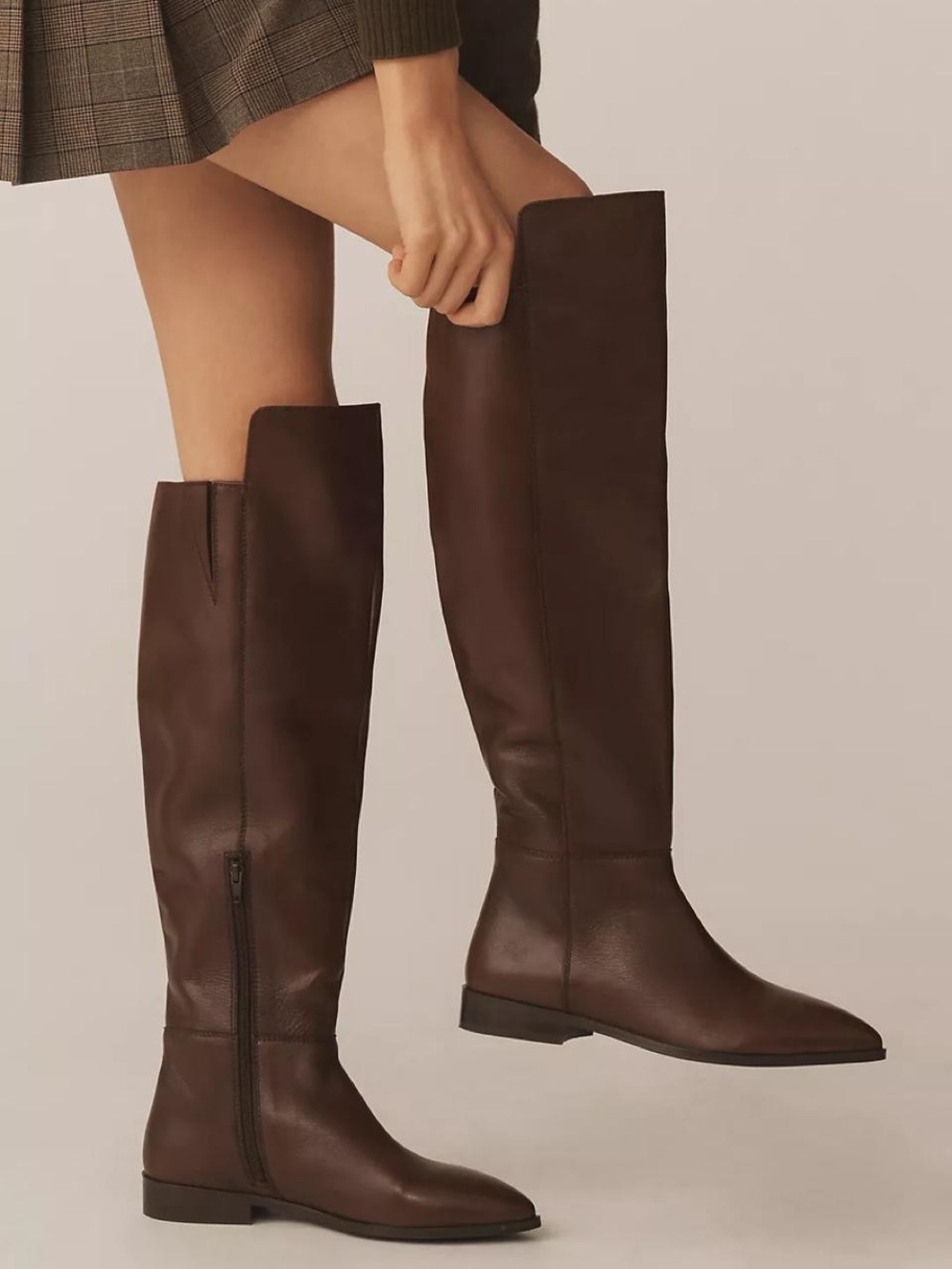 NWOT SEYCHELLES Gentle Touch brown leather knee high boot with a boho vibe
